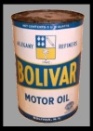 Bolivar Motor Oil can